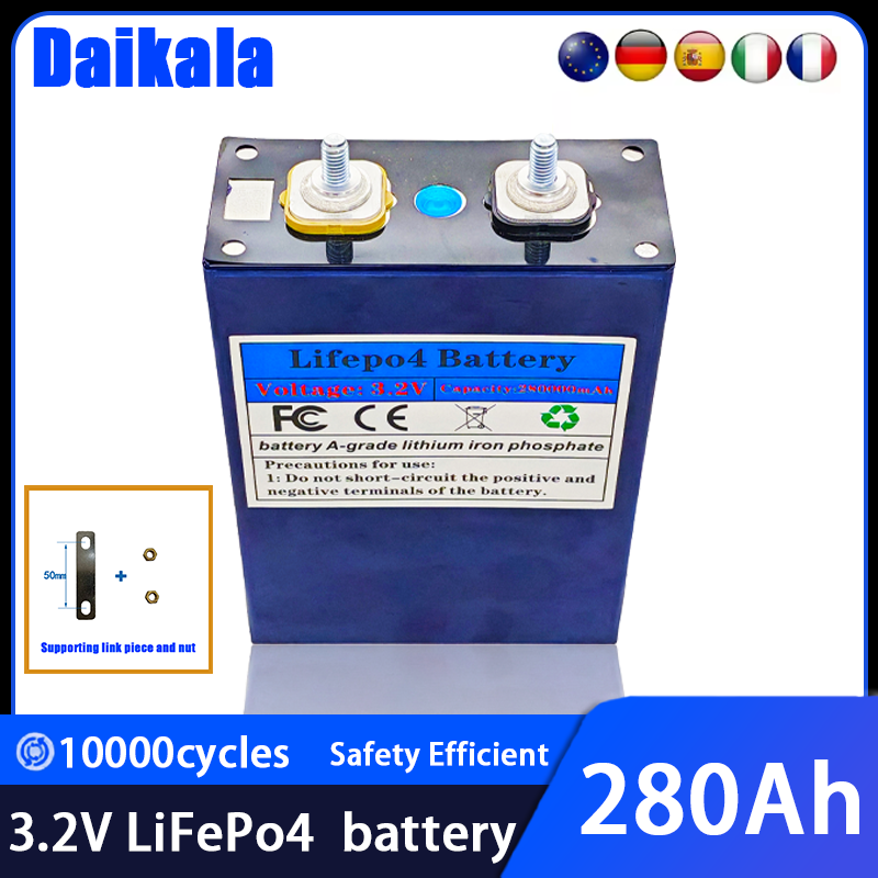 Renewable Energy Engineering - جديد 3.2 فولت 280Ah LiFePO4 خلايا
