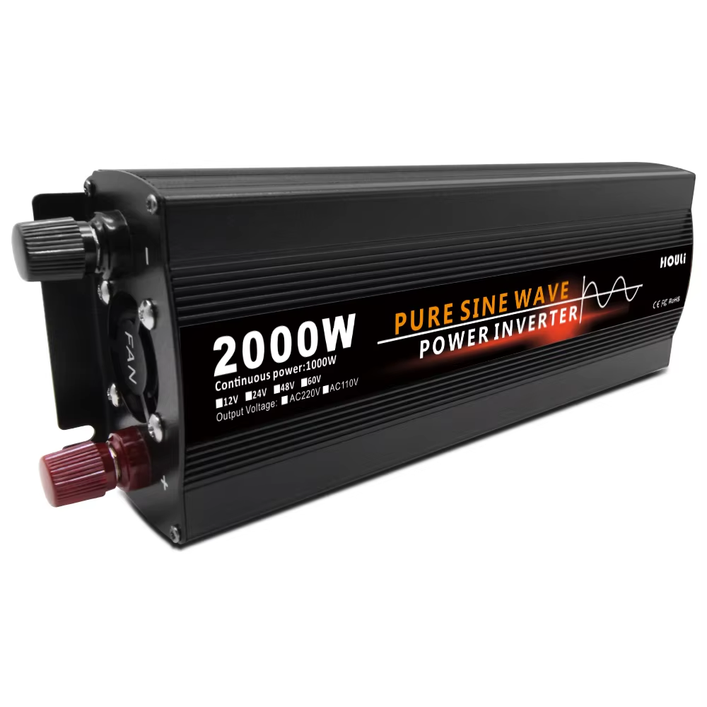 محول طاقة HOULI بقدرة 1000 واط - مراجعة Pure Sine Wave Inverter وسعره