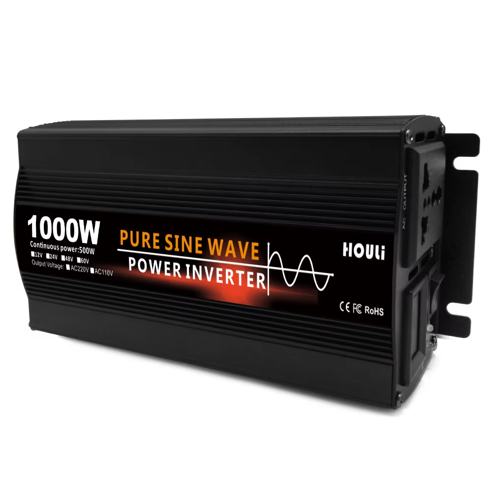 محول طاقة HOULI بقدرة 1000 واط - مراجعة Pure Sine Wave Inverter وسعره