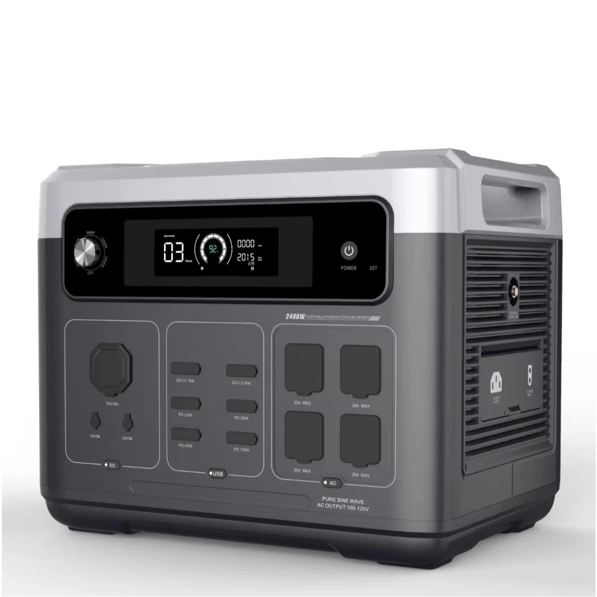 P2001 PLUS 2400W محطة طاقة محم - مراجعة Portable Power Station وسعره