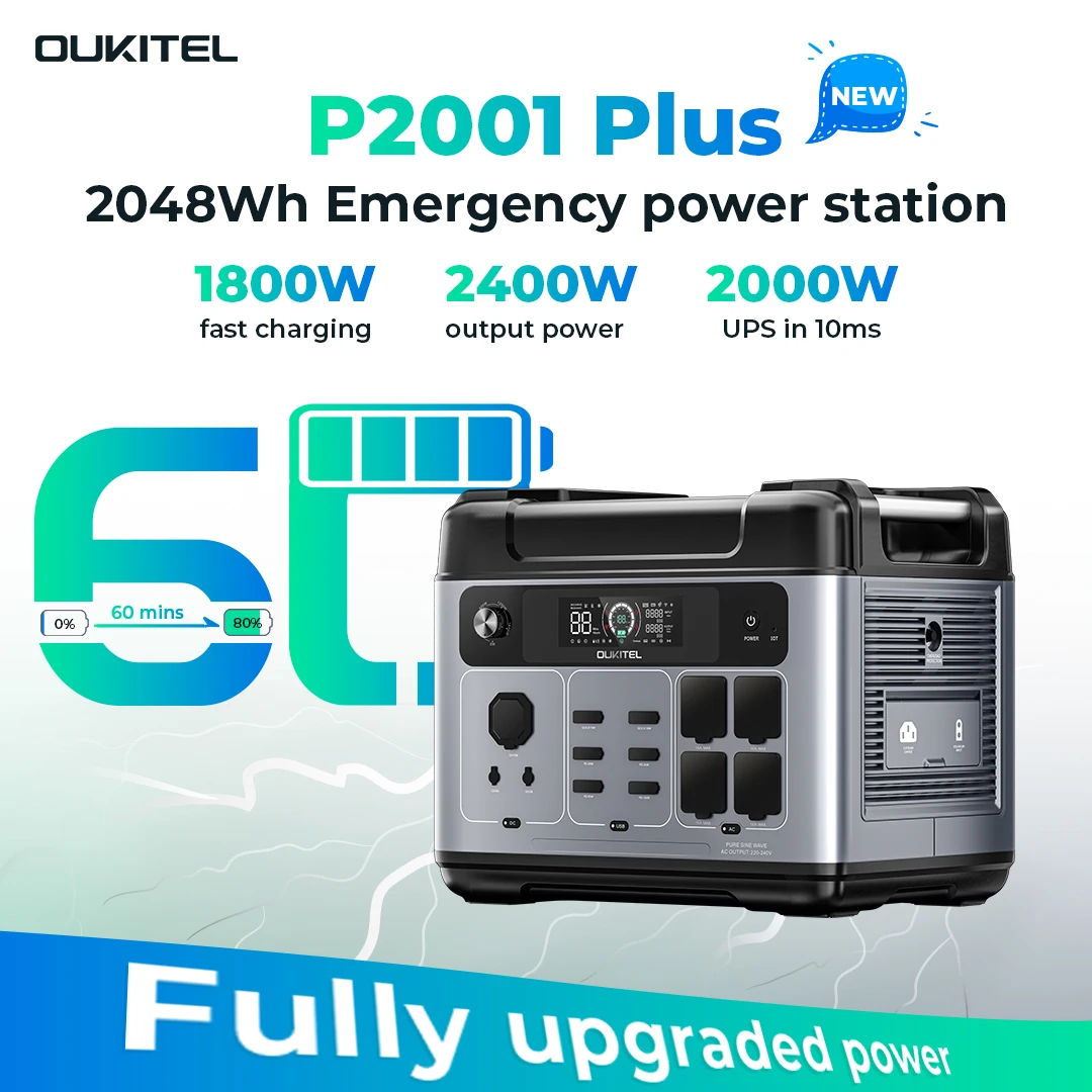 P2001 PLUS 2400W محطة طاقة محم - مراجعة Portable Power Station وسعره