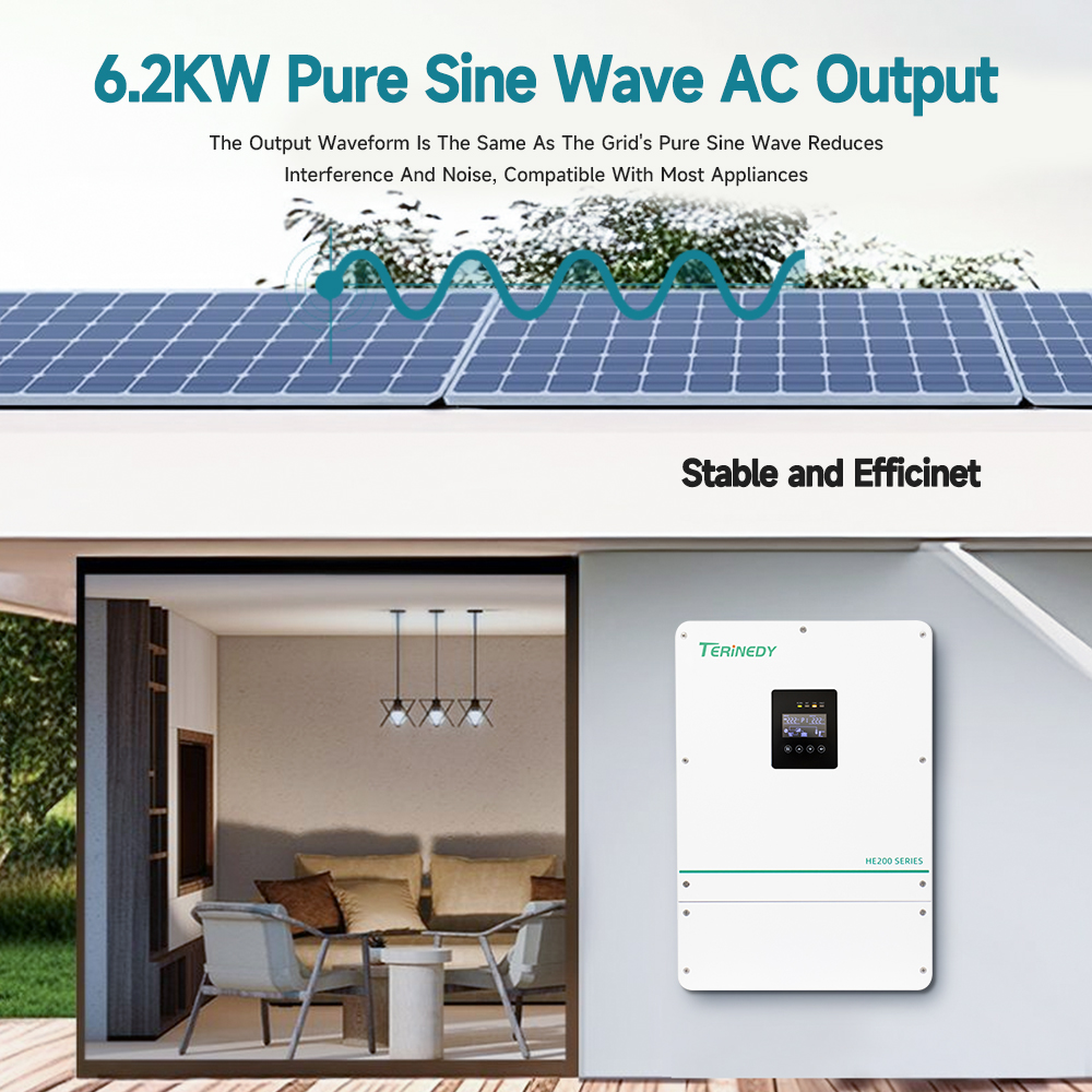 محول طاقة شمسي ذكي 6 كيلو واط  - مراجعة Pure Sine Wave Inverter وسعره