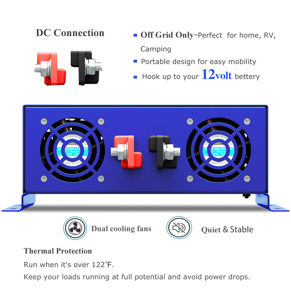 2026 الأكثر مبيعًا WZRELB 3000 - مراجعة Pure Sine Wave Inverter وسعره