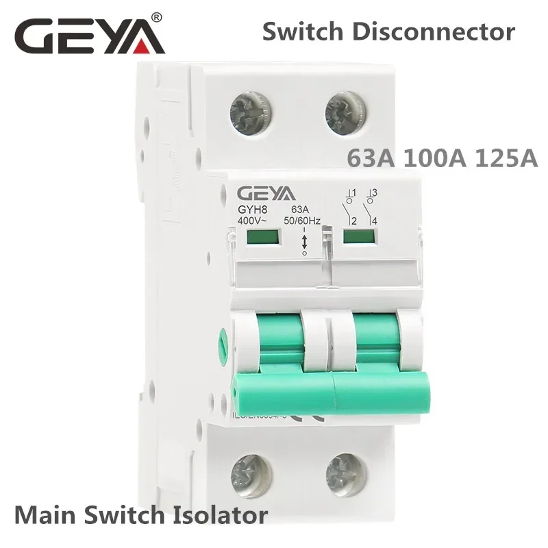 GEYA GYH8 Din السكك الحديدية 2 - مراجعة Din Rail Circuit Breaker وسعره
