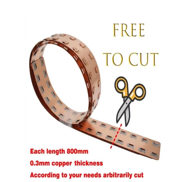 شريط نحاسي 18650 مقاوم للأكسدة - مراجعة Bus Bar Copper وسعره